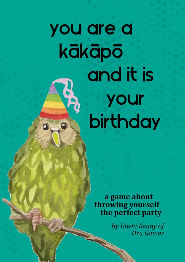 you are a kākāpō and it is your birthday