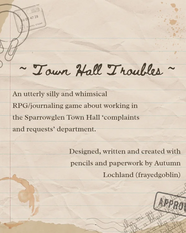Town Hall Troubles