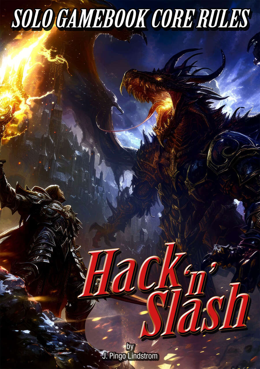 HacknSlash - Rogue-like Fantasy Gamebook Core Rule System
